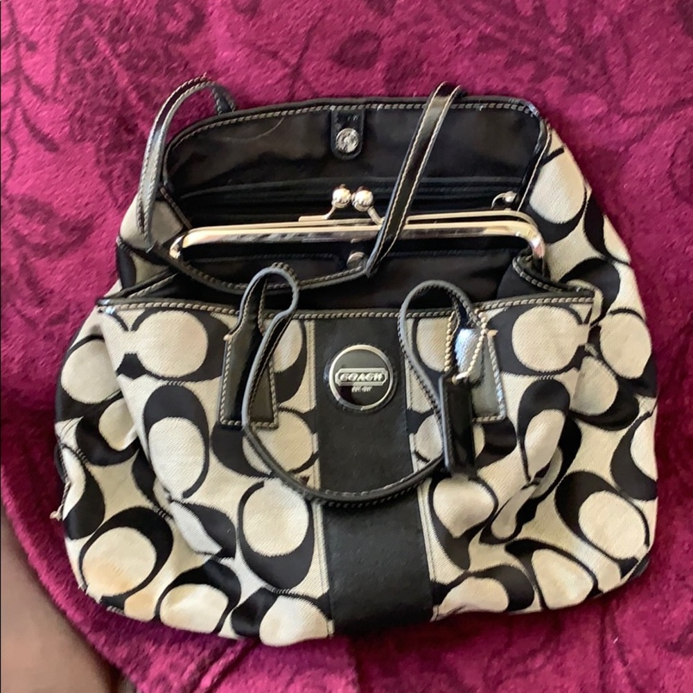 Coach handbag lot of space